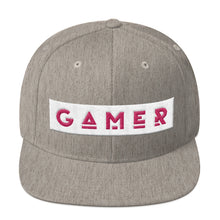 Load image into Gallery viewer, Pink Gamer Snapback Hat