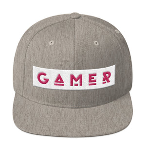 Pink Gamer Snapback Hat