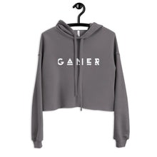 Load image into Gallery viewer, Crop Hoodie BLK NO