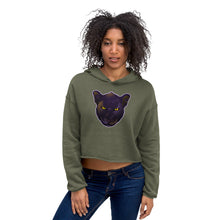 Load image into Gallery viewer, BP Purp Crop Hoodie