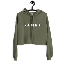 Load image into Gallery viewer, Crop Hoodie BLK NO