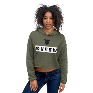 Queens Peace Crop Hoodie