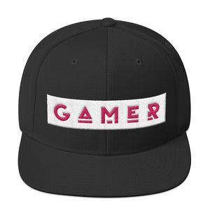Pink Gamer Snapback Hat