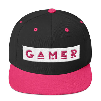 Pink Gamer Snapback Hat