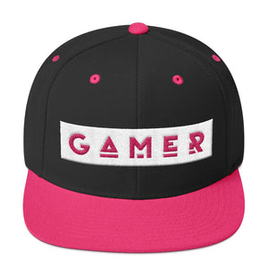 Pink Gamer Snapback Hat