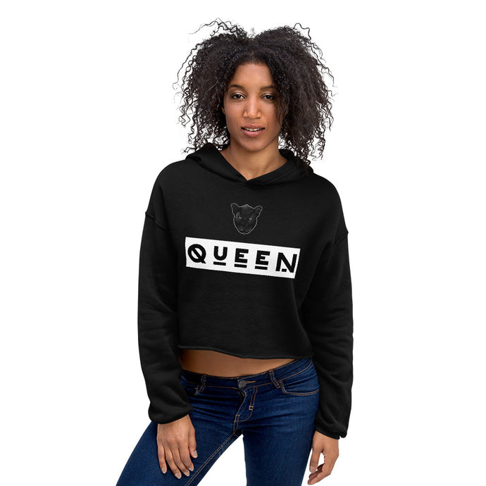 Queens Peace Crop Hoodie
