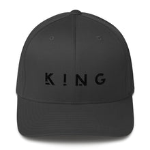 Load image into Gallery viewer, King BLK Flex Fit Cap