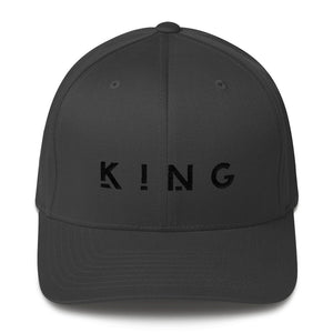 King BLK Flex Fit Cap