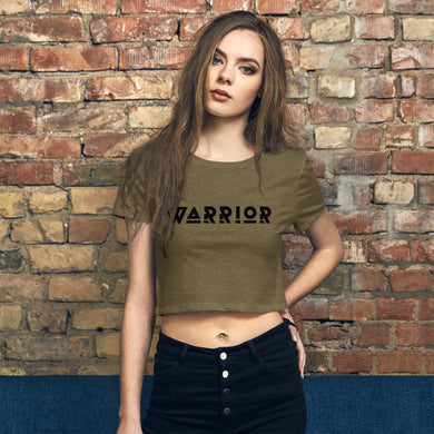 Women’s Warrior Crop Tee BLK