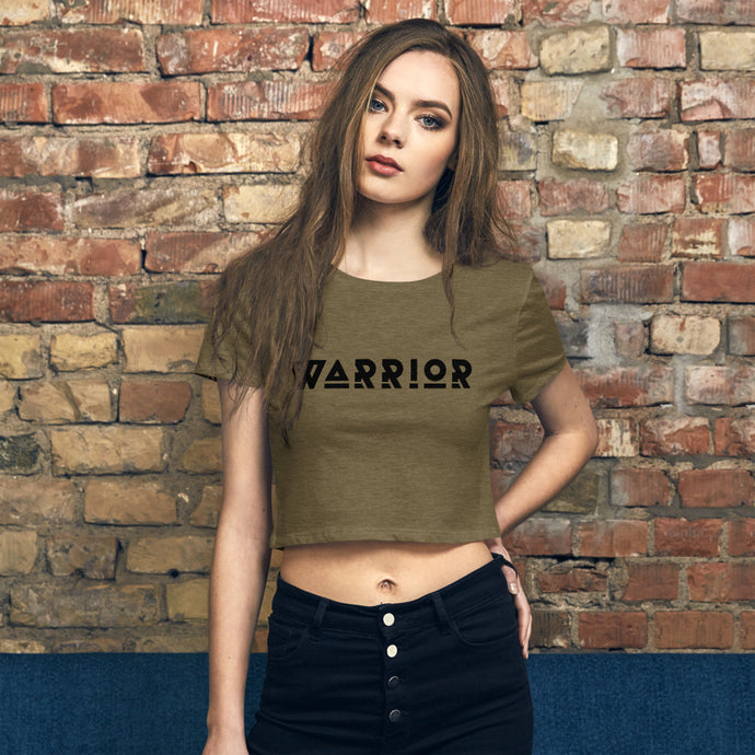Women’s Warrior Crop Tee BLK