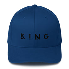Load image into Gallery viewer, King BLK Flex Fit Cap