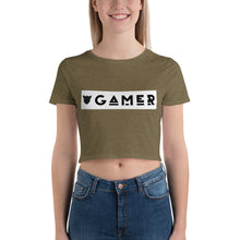 Load image into Gallery viewer, Gamer SL Crop Tee