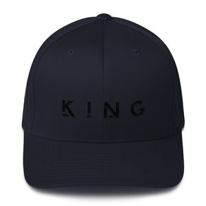 King BLK Flex Fit Cap