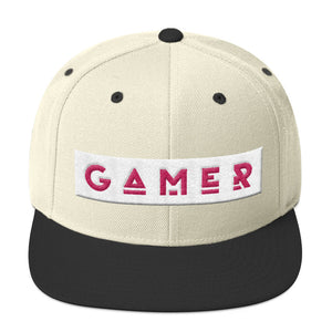 Pink Gamer Snapback Hat