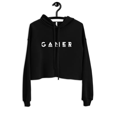 Crop Hoodie BLK NO