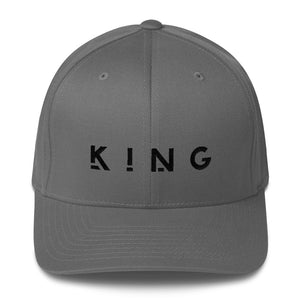King BLK Flex Fit Cap