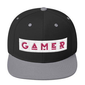 Pink Gamer Snapback Hat