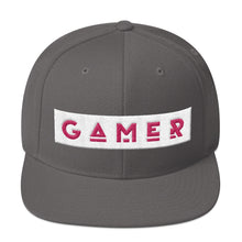 Load image into Gallery viewer, Pink Gamer Snapback Hat
